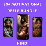 80+ Instagram Motivational Reels Bundle in Hindi