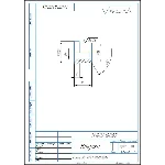 МЧ00.41.00.05. Рабочий чертеж детали втулка в компасе