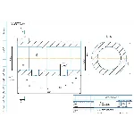 МЧ00.23.00.01 корпус. Рабочий чертеж детали в компасе