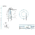 МЧ00.23.00.02 крышка. Рабочий чертеж детали в компасе