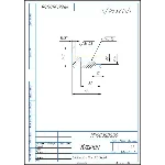 МЧ00.35.00.06 клапан.  Рабочий чертеж детали в компасе