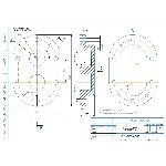 МЧ00.20.00.02 крышка. Рабочий чертеж детали в компасе