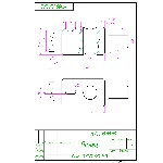 МЧ00.10.00.05 палец. Рабочий чертеж детали в AutoCAD