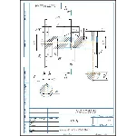 МЧ00.13.00.06 ось. Рабочий чертеж детали ось в компасе
