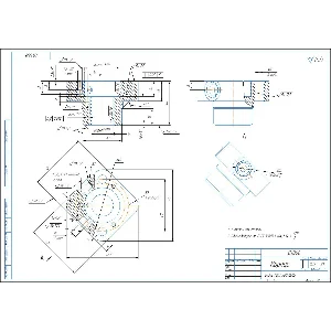 01.006 корпус. Рабочий чертеж детали в компасе