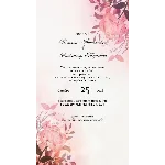 Анимированное видео  приглашения на свадьбу №wed22