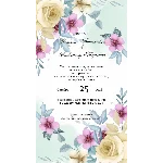 Анимированное видео  приглашения на свадьбу №wed23