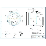 Барабан тормозной. Рабочий чертеж детали в компасе