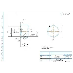 Гайка. Рабочий чертеж детали в компасе