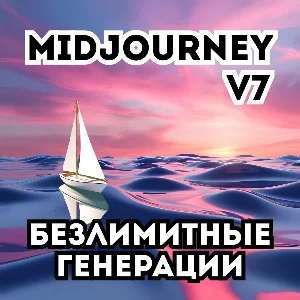 ✅MIDJOURNEY V7 — БЕЗЛИМИТ🟢ПОДПИСКА +ПОДАРОК🎁