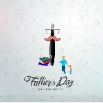 10 Графических Файлов - День Отца - PSD