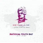 10 Graphic Files - National Youth Day - PSD (For India)