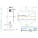 Чертеж детали фланец в компасе