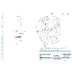 Чертеж детали фланец в компасе
