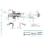 Наладки и чертеж детали переходник в компасе