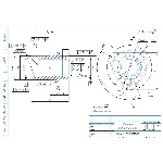 Чертеж детали втулка подшипниковая в компасе
