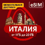 eSIM - Туристическая  сим карта - Италия | AIRALO