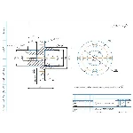 Чертеж детали крышка цилиндра в компасе
