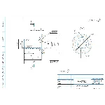 Чертеж детали фланец в компасе