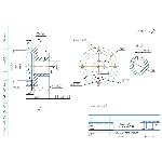 Чертеж детали насадка в компасе
