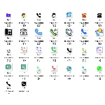 Иконки телефона PNG (Пак из 30 иконок)