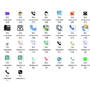 Иконки телефона PNG (Пак из 30 иконок)