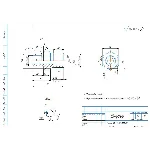 Чертеж детали штуцер в компасе М30х1,5 и М42х1,5