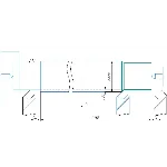 Схема точения вала, установленного в центрах, в компасе
