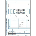 Чертеж калибр-пробка для отверстия 45H7 в компасе