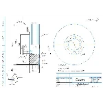 Чертеж поршень гидроцилиндра грейфера в компасе