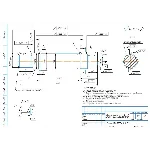 Чертеж детали вал шлицевой в компасе