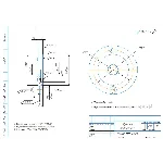 Чертеж детали крышка подшипника в компасе