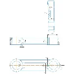 Схема протягивания шпоночного паза протяжкой в компасе