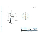 Чертеж детали втулка в компасе