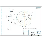 Чертеж детали фланец в компасе D160