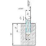 Схема зенкерования отверстия зенкером в компасе