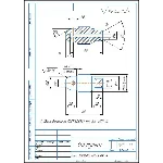 Чертеж детали заглушка в компасе