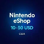 Подарочная карта Nintendo eShop (США) — 10–50 USD