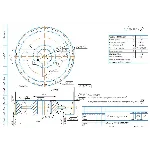 Чертеж детали колесо зубчатое косозубое m=4; z=81
