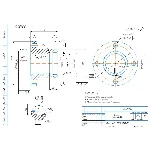Чертеж детали опора Р.01.00.04 в компасе