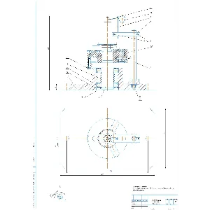 Чертеж приспособления для контроля биения вала