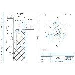 Чертеж детали диск в программе компас