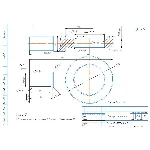 Чертеж детали корпус шарнира в компасе