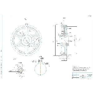 Чертеж детали "Шкив канатоведущий" в компасе