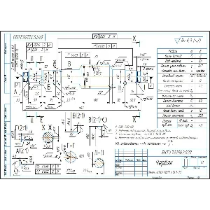 Чертеж детали червяк в компасе