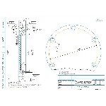Чертеж детали крышка подшипника глухая в компасе
