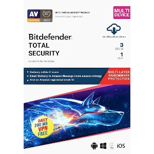 Bitdefender Total Security 1 Устройства 1 год Лице