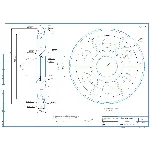 Блок канатный D300 мм - чертеж