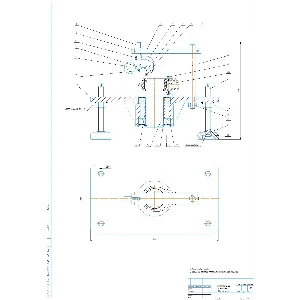 Чертеж контрольного приспособления для контроля биения