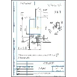 Чертеж детали гайка И00.02.00.09 в компасе